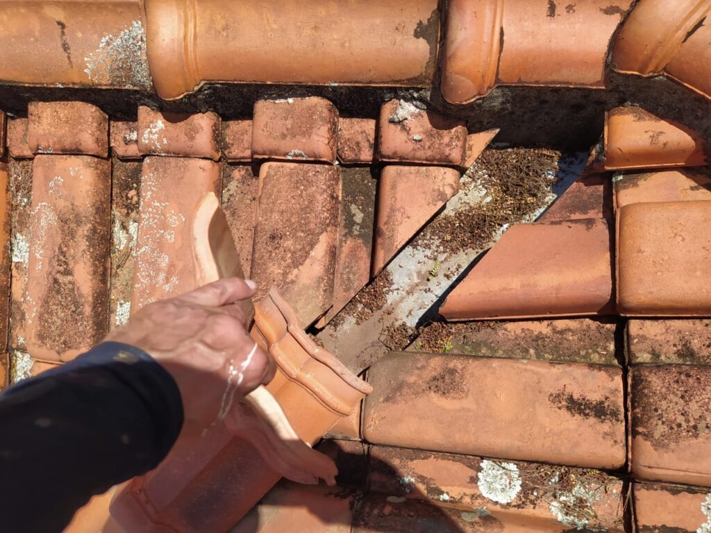 Vazamento no telhado